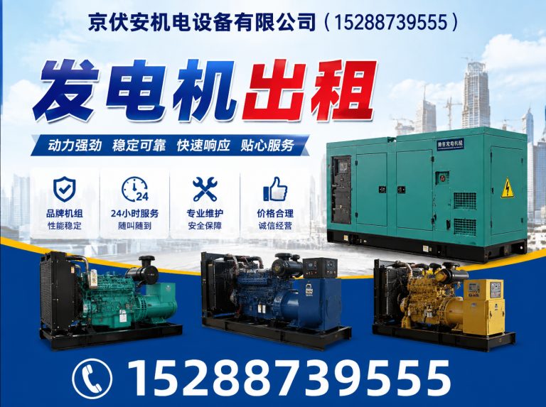 陵水发电车租赁展示图